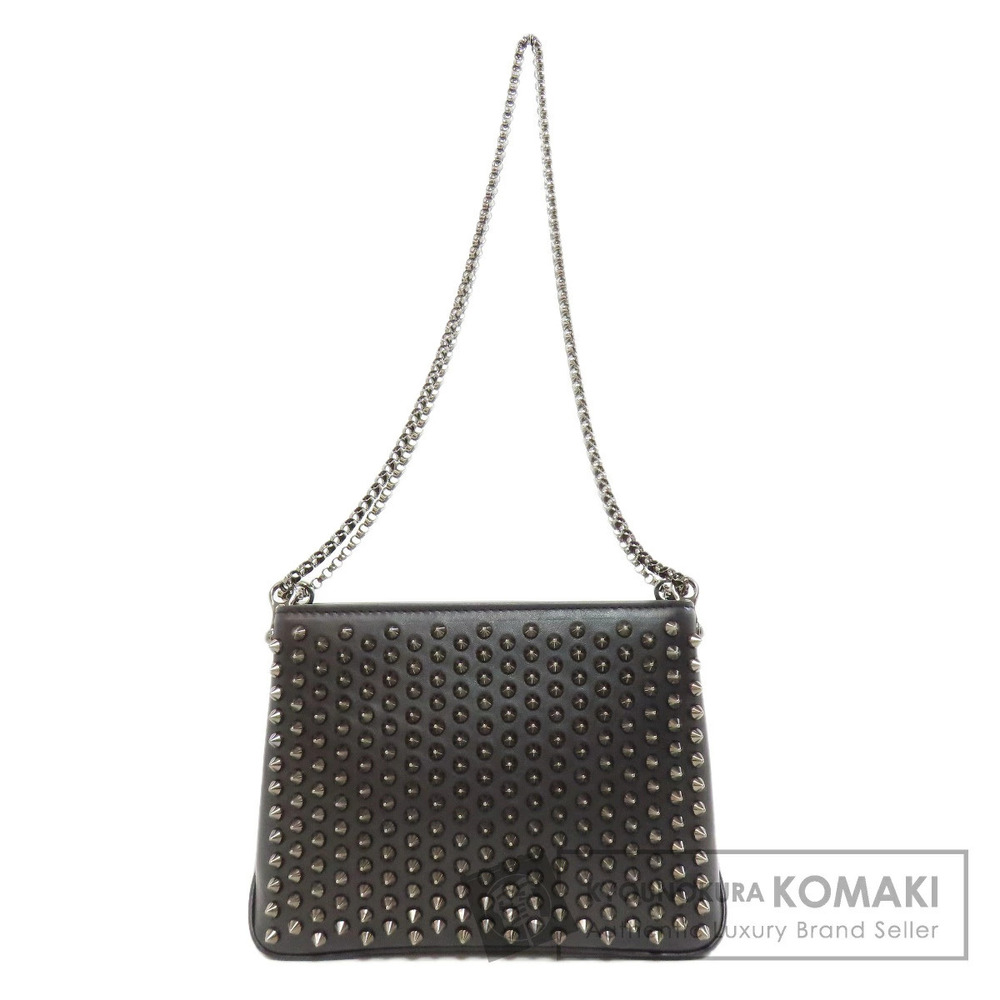 Christian Louboutin Spike Shoulder Bag Leather